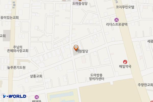 도마2동 제4공영주차장 위치 지도 — 대전광역시 서구 도마동 101-11