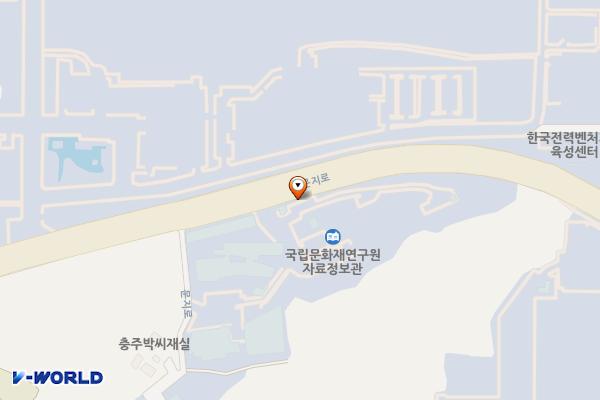 국립문화재연구원 위치 지도 — 대전광역시 유성구 문지로 132