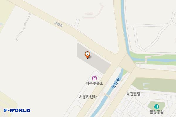 월피동 화물주차장 위치 지도 — 경기도 안산시 상록구 월피동 483-10