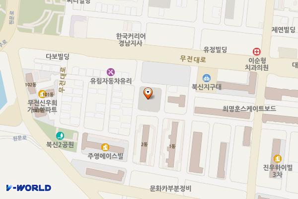 무전제2 공영주차장 위치 지도 — 경상남도 통영시 무전동 1022