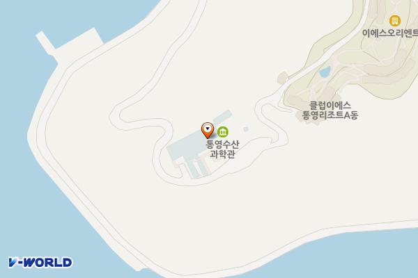 통영수산과학관 위치 지도 — 경상남도 통영시 산양읍 척포길 628-111