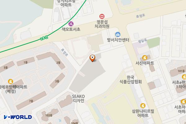 _하이파킹방배점 위치 지도 — 서울특별시 서초구 명달로 45