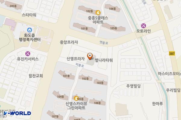 화도 제5공영(마석택지지구) 위치 지도 — 경기도 남양주시 화도읍 마석우리 392-3