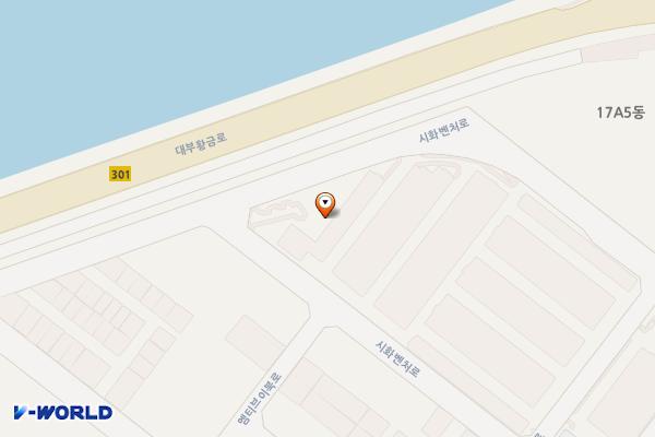 한국기계유통단지 위치 지도 — 경기도 시흥시 시화벤처로 6-19
