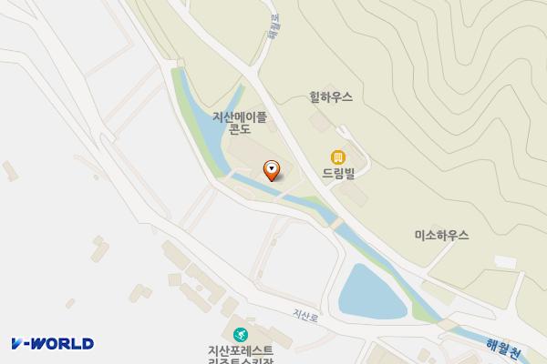 지산리조트㈜_콘도 위치 지도 — 경기도 이천시 마장면 해월로 33