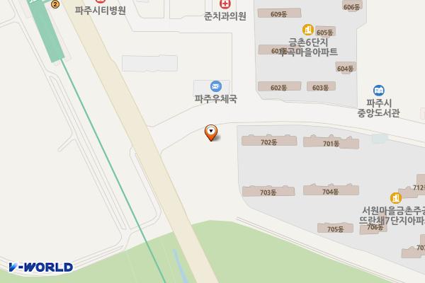 국민건강보험공단 파주지사 위치 지도 — 경기도 파주시 쇠재로 10