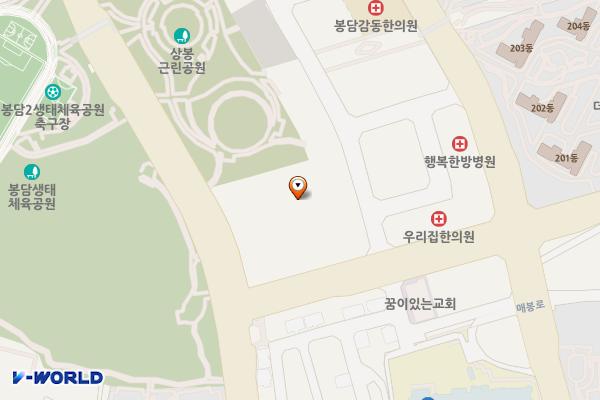 이지바이(마트킹) 봉담 위치 지도 — 경기도 화성시 봉담읍 상리1길 72