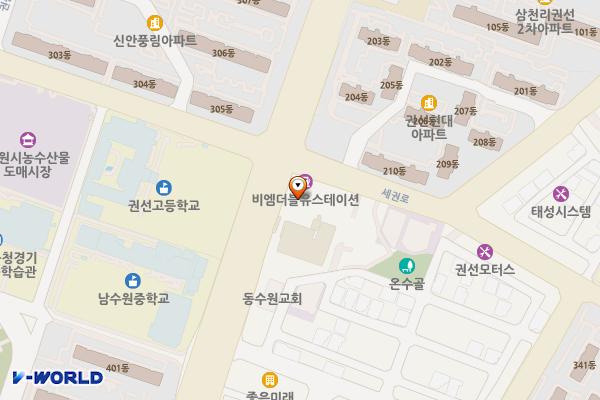 마트킹 권선점 위치 지도 — 경기도 수원시 권선구 동수원로 254