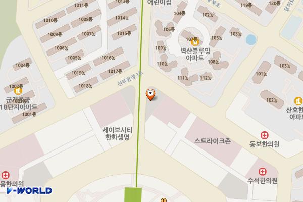 일성빌딩앞 위치 지도 — 경기도 안산시 단원구 선부동 1076