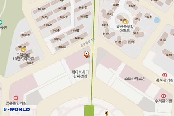 선부주공10단지앞 위치 지도 — 경기도 안산시 단원구 선부동 1070
