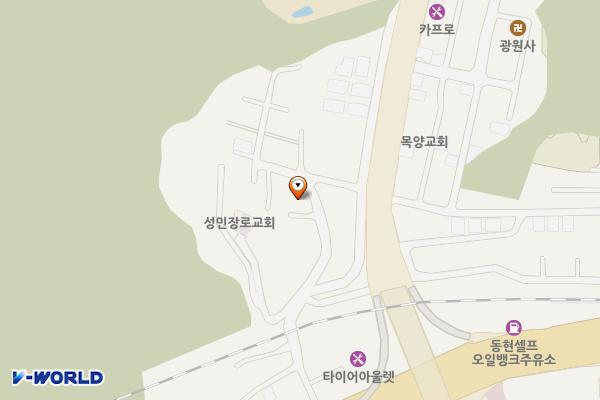 월평근린공원 공굴안공영주차장 위치 지도 — 대전광역시 서구 정림동 265-13