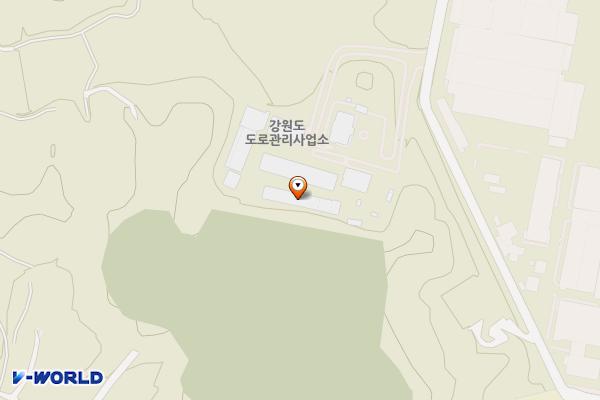 강원특별자치도도로관리사업소 위치 지도 — 강원특별자치도 원주시 우산공단길 95