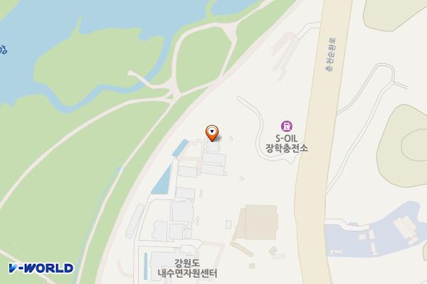 내수면자원센터 위치 지도 — 강원특별자치도 춘천시 동면 소양강로 343