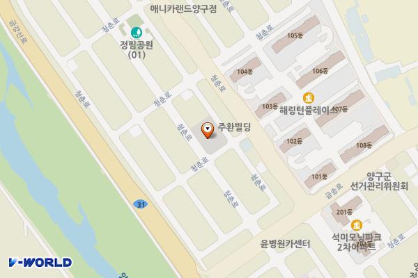 송청택지 제1주차장 공영주차장 위치 지도 — 강원특별자치도 양구군 양구읍 상리 591-5