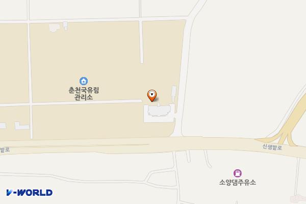 춘천국유림관리소 위치 지도 — 강원특별자치도 춘천시 신북읍 맥국길 5