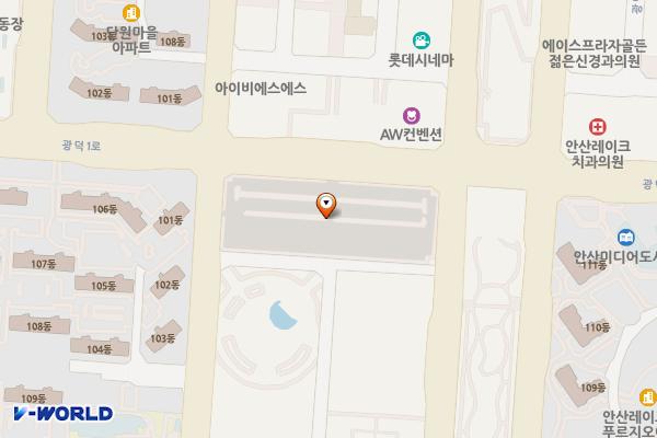 대림프라자앞 위치 지도 — 경기도 안산시 단원구 고잔동 719