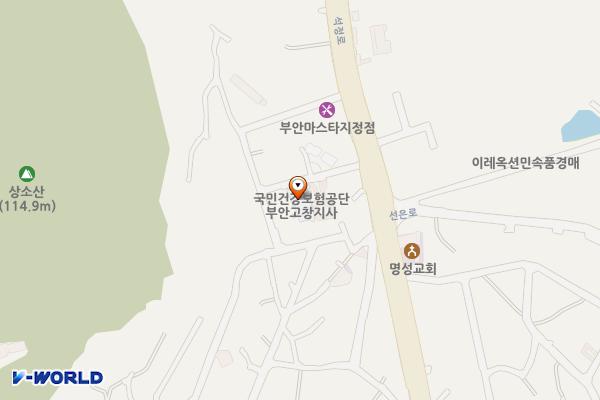 건강보험공단 부안고창지사 위치 지도 — 전북특별자치도 부안군 부안읍 동문안1길 14-4