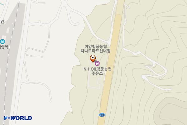 이양청풍농협 하나로마트 선녀점 위치 지도 — 전남광주통합특별시 화순군 이양면 화보로 1971