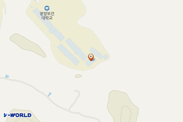광양보건대학교 위치 지도 — 전남광주통합특별시 광양시 광양읍 대학로 85
