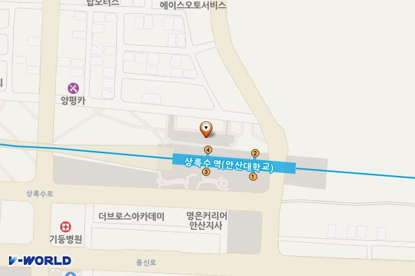 상록수역뒤환승 위치 지도 — 경기도 안산시 상록구 본오동 876-9