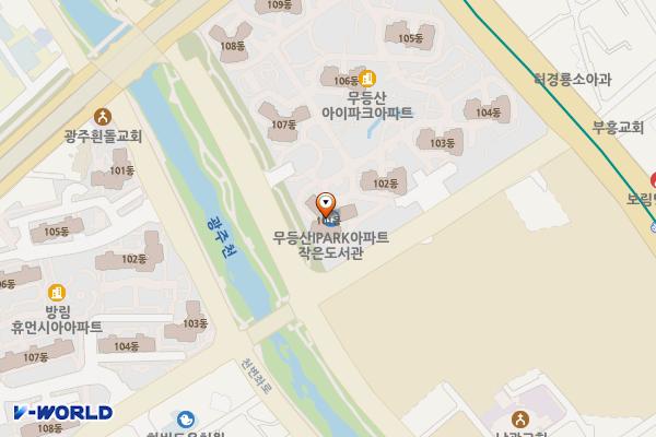 무등산 아이파크 상가동 위치 지도 — 전남광주통합특별시 동구 남문로753번길 20