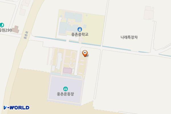 웅촌운동장 위치 지도 — 울산광역시 울주군 웅촌면 새초천길 12-1