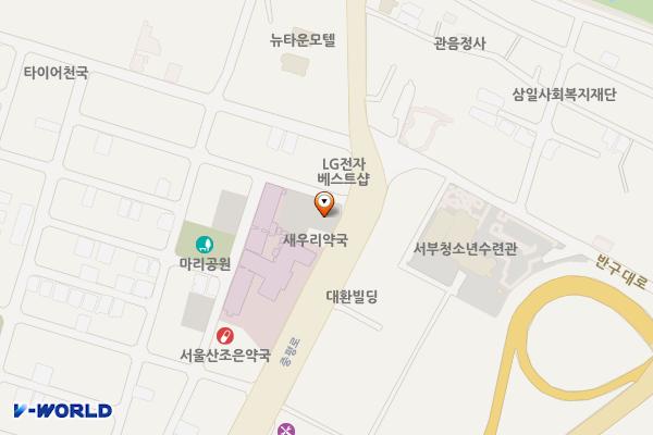 서울산보람병원 위치 지도 — 울산광역시 울주군 삼남읍 교동리 1569-1