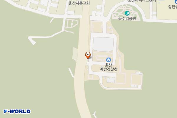 울산경찰청 위치 지도 — 울산광역시 중구 성안로 112