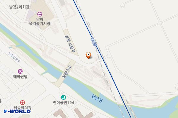 남창옹기종기시장공영주차장 위치 지도 — 울산광역시 울주군 온양읍 남창리 99-1
