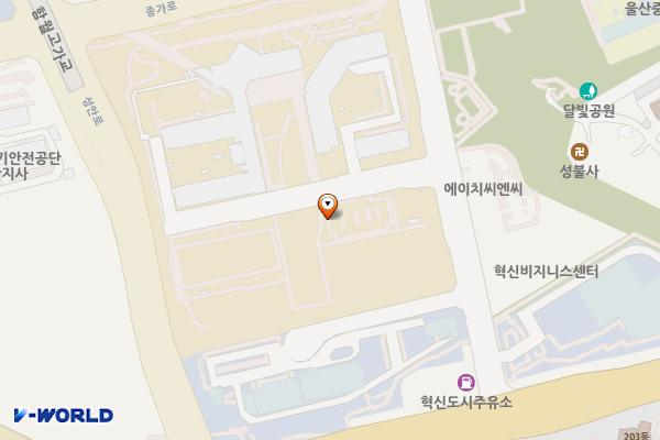 한국산업안전보건공단 위치 지도 — 울산광역시 중구 종가로 400