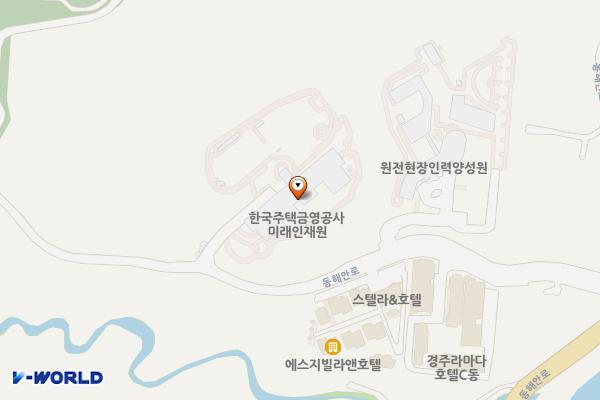 한국주택금융공사 미래인재원 위치 지도 — 경상북도 경주시 감포읍 동해안로 1819-46