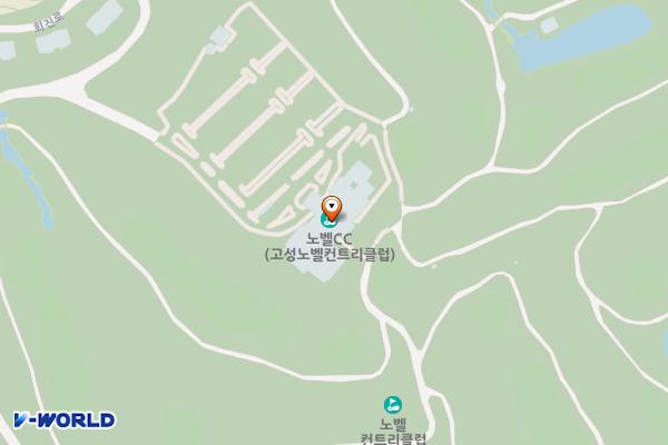 노벨 컨트리 클럽(고성관광개발) 위치 지도 — 경상남도 고성군 회화면 회진로 567