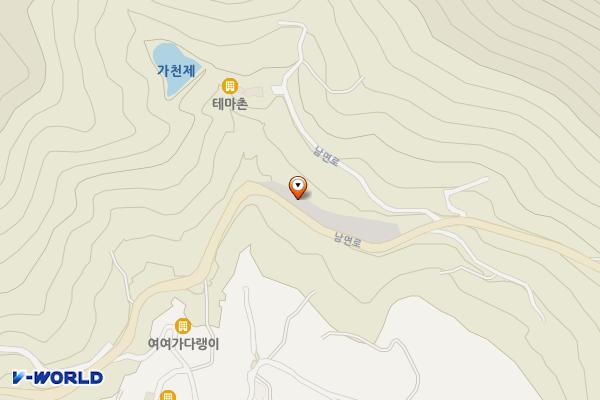 다랭이마을 제2주차장 위치 지도 — 경상남도 남해군 남면 남면로 654