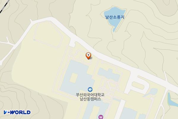 부산외국어대학교 위치 지도 — 부산광역시 금정구 금샘로485번길 65