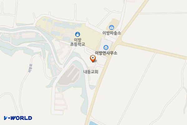 내동마을 공동주차장 위치 지도 — 경상남도 창녕군 이방면 안리 854-1