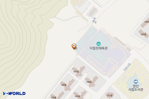 양산국민체육센터 위치 지도 — 경상남도 양산시 물금읍 청룡로 33