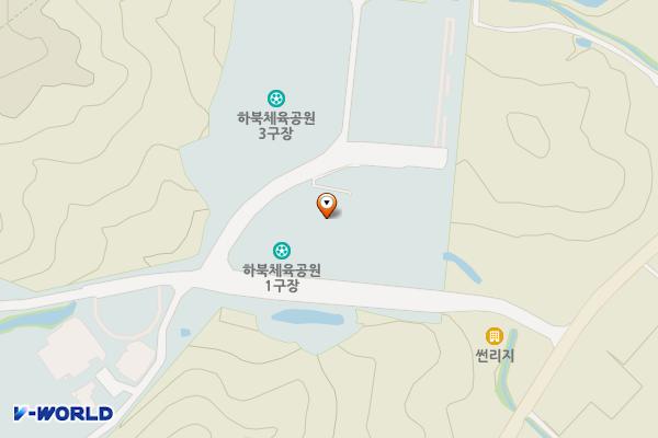 하북체육공원 1구장 주차장 위치 지도 — 경상남도 양산시 하북면 예인길 26
