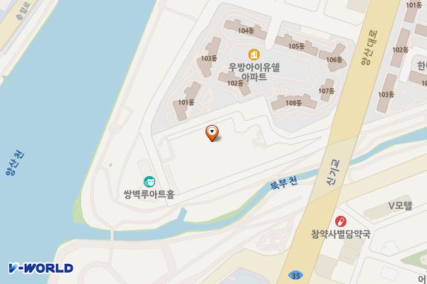 신기빗물펌프장 위치 지도 — 경상남도 양산시 양산대로 895