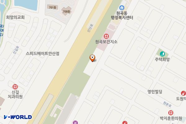 부부로주차타워 위치 지도 — 경기도 안산시 단원구 원곡동 991-5