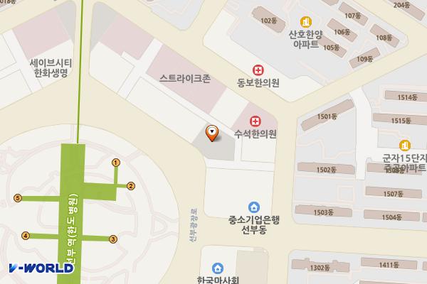 근로자시민문화센터옆 위치 지도 — 경기도 안산시 단원구 선부동 1076-12