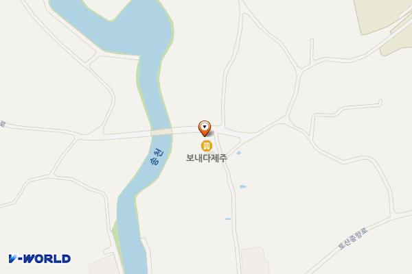 아름다운호야네 위치 지도 — 제주특별자치도 서귀포시 표선면 토산중앙로 487-134
