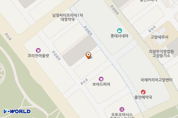로데오탑빌딩 위치 지도 — 경기도 고양시 일산동구 무궁화로 20-38