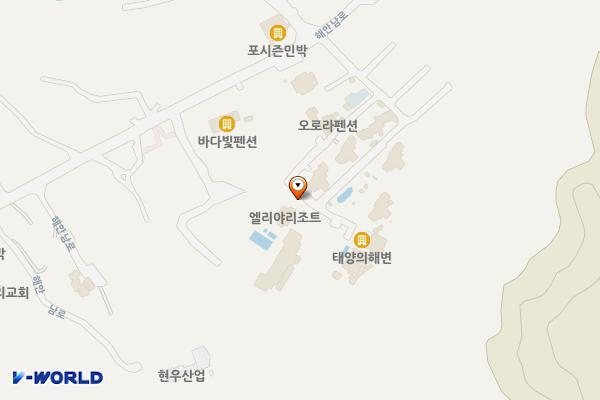 엘리야리조트풀빌라 위치 지도 — 인천광역시 강화군 화도면 해안남로 2782-22