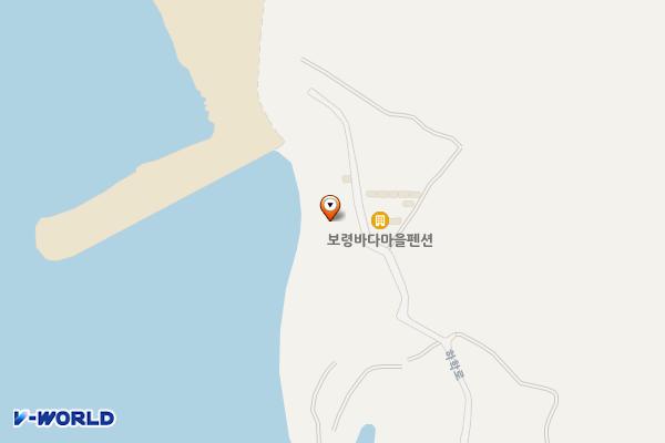 보령바다마을펜션 위치 지도 — 충청남도 보령시 천북면 하학로 781-52