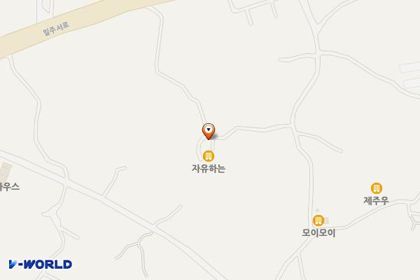 자유하는프라이빗하우스 위치 지도 — 제주특별자치도 제주시 한림읍 귀덕8길 26-15