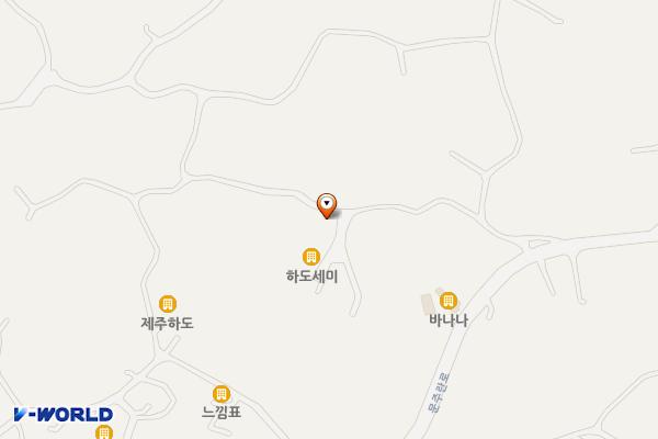 하도세미 위치 지도 — 제주특별자치도 제주시 구좌읍 문주란로5길 23-36