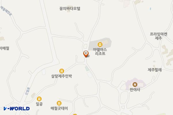 까델아스리조트 위치 지도 — 제주특별자치도 제주시 애월읍 신엄9길 46