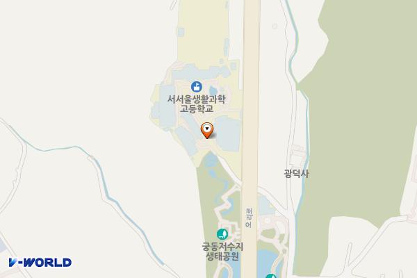 서서울생활과학고등학교 위치 지도 — 서울특별시 구로구 오리로 1355-10