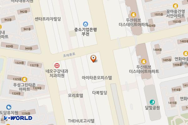 필그린타워 위치 지도 — 경기도 부천시 원미구 부흥로315번길 62