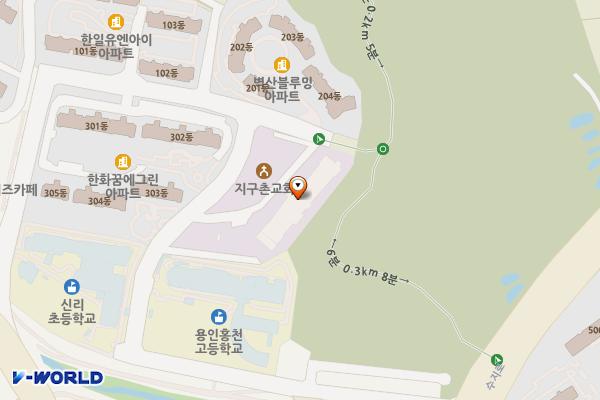 지구촌교회 위치 지도 — 경기도 용인시 수지구 신봉1로48번길 48